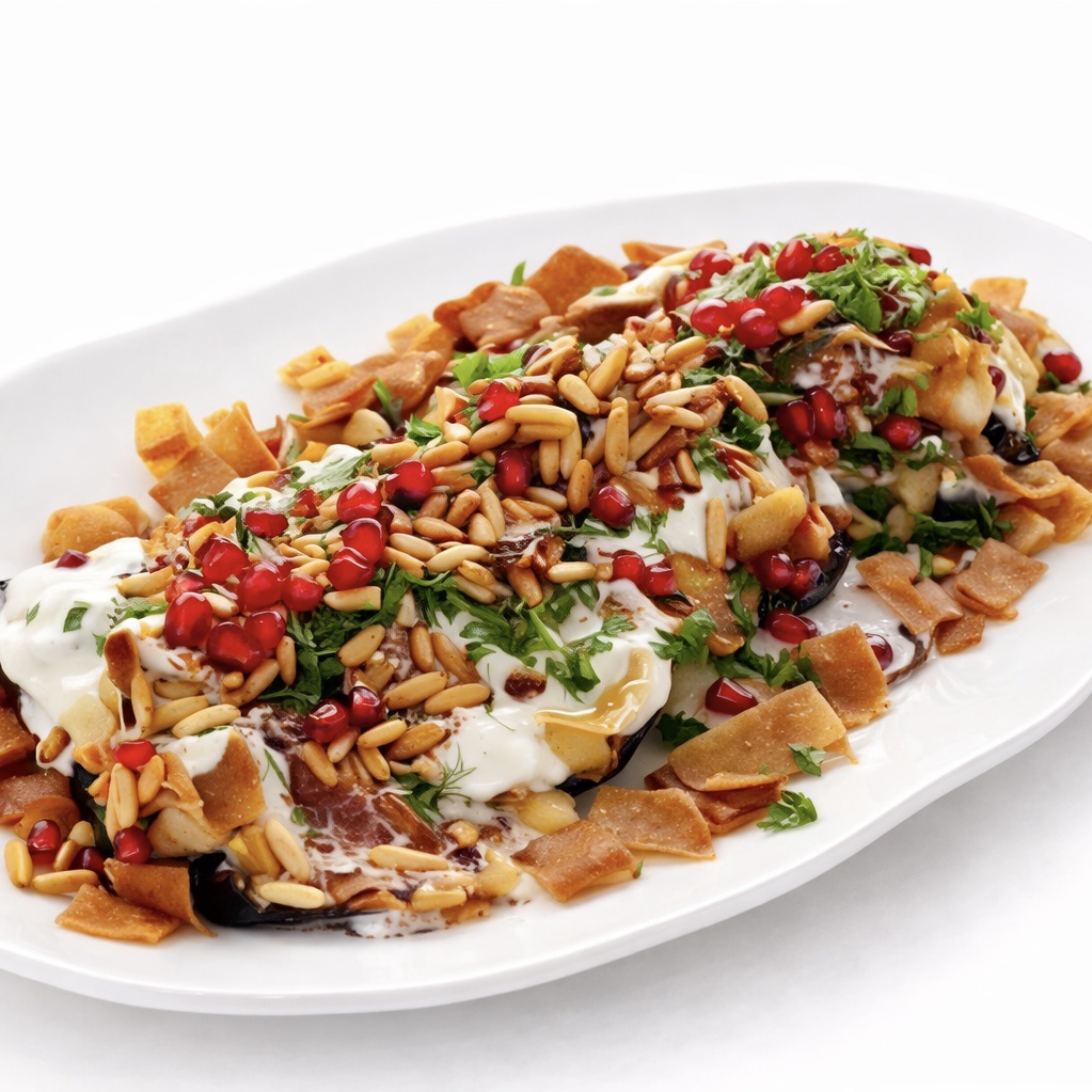 فتة باذنجان